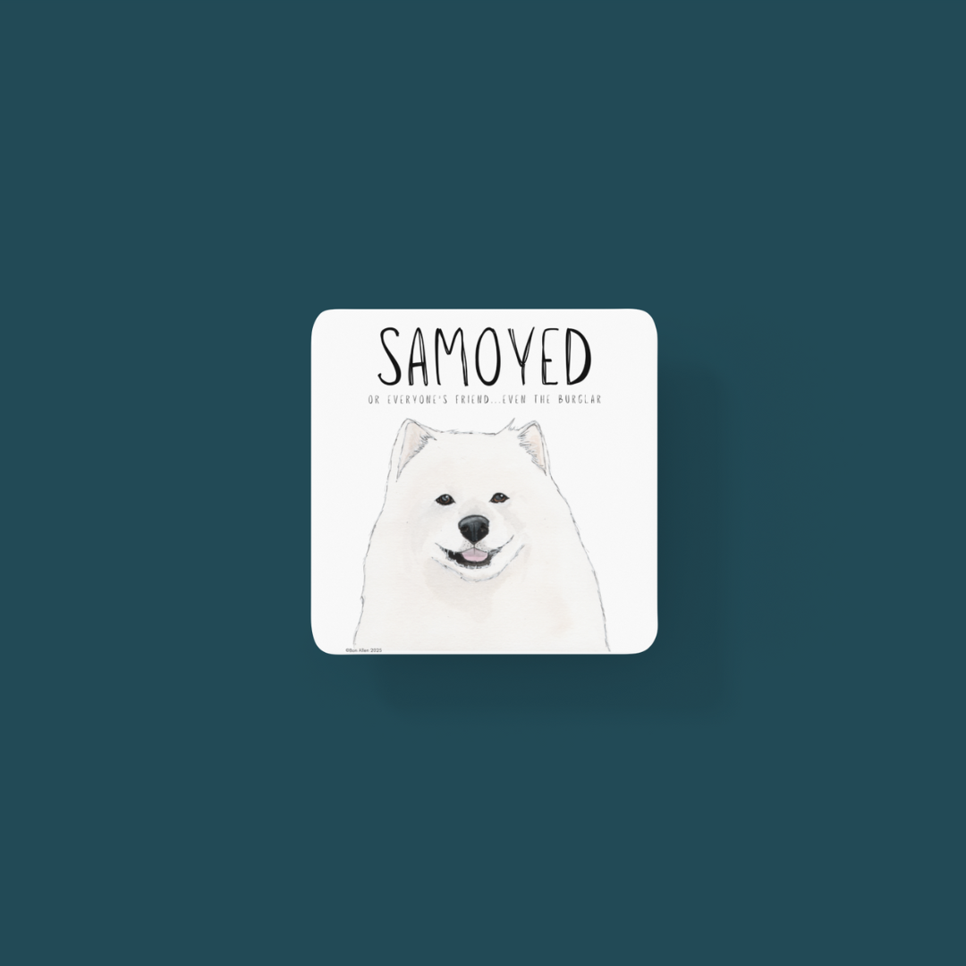 Samoyed Coasters Set of 4