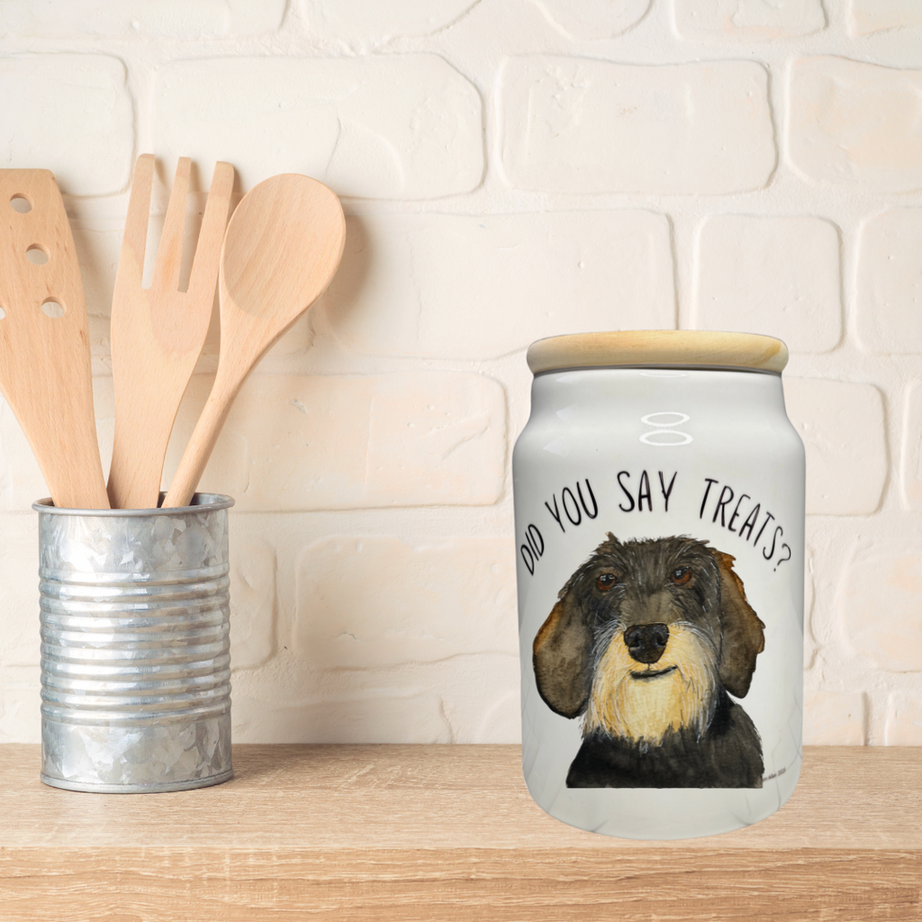 Handmade Dachshund Treat Jar
