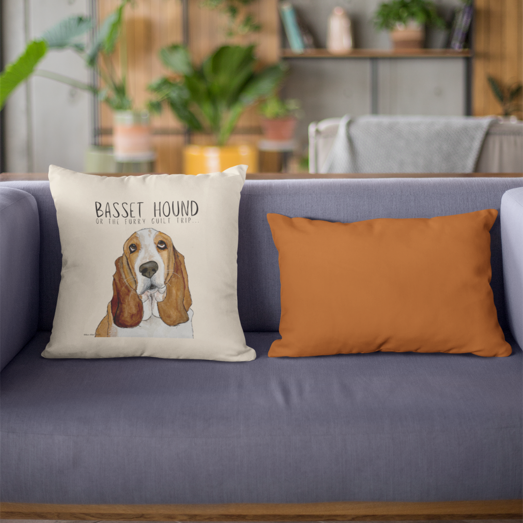 Basset Hound Cushion Cover