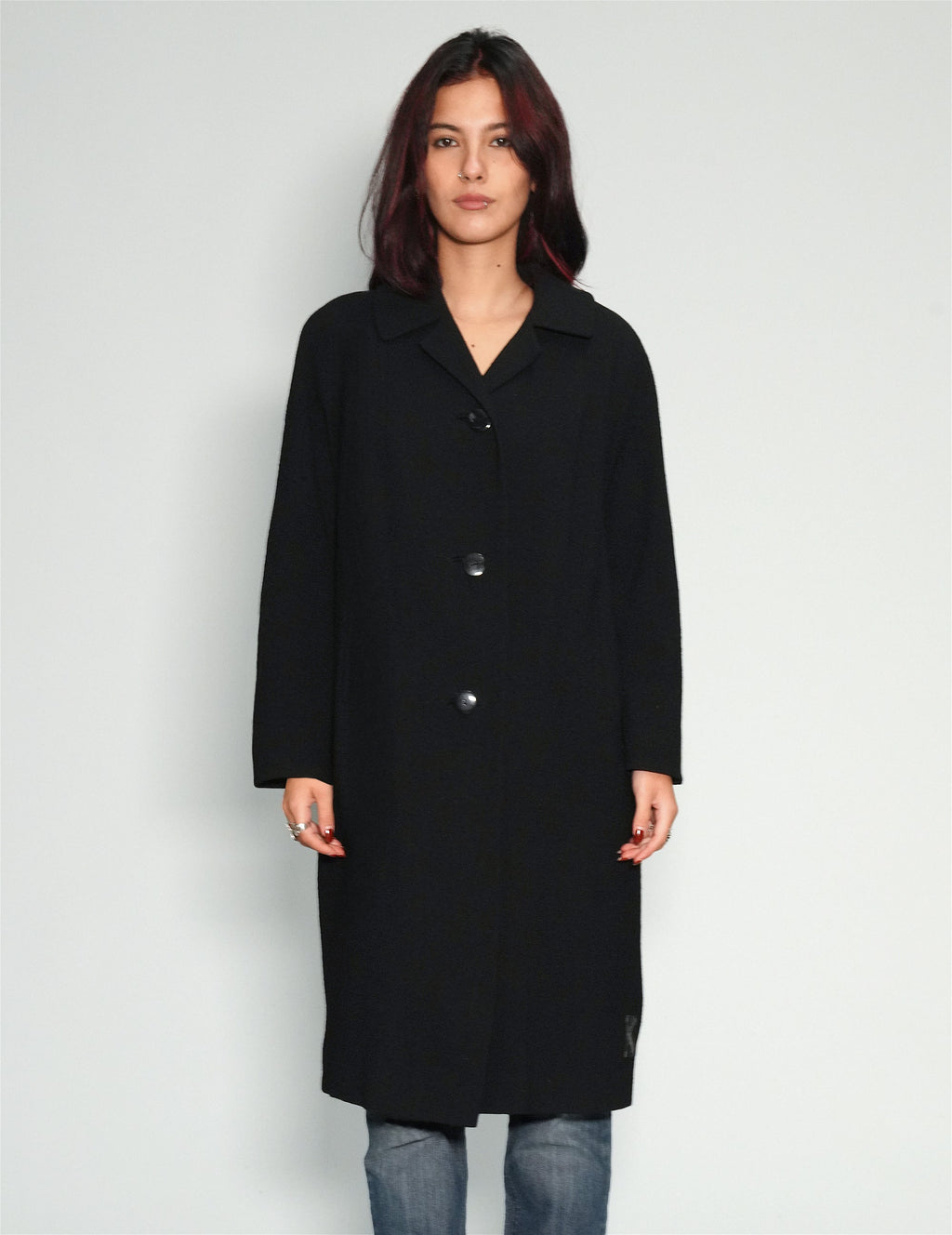 Party Back Coat Gold Sequin Black