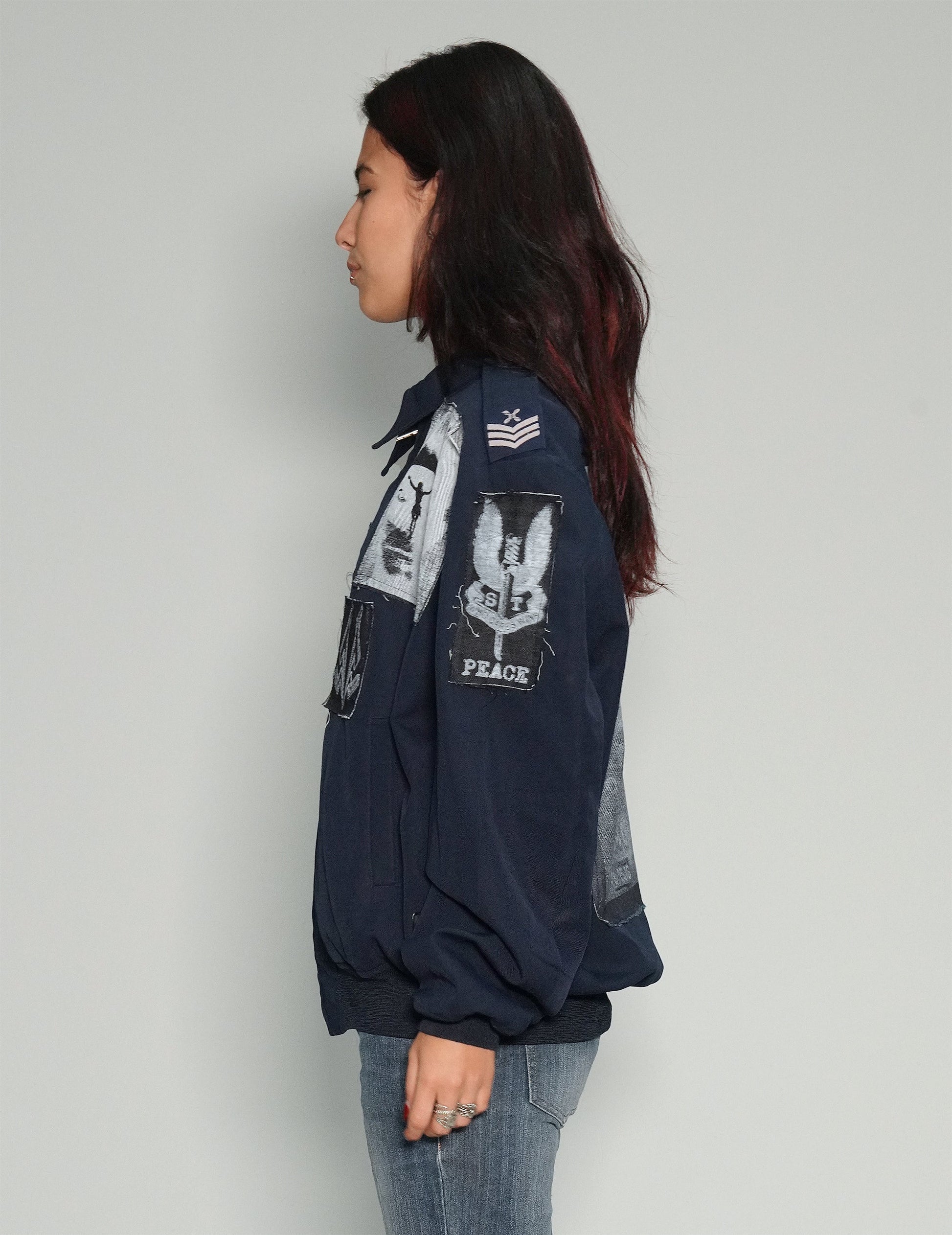 Vintage RAF Jacket with Patches