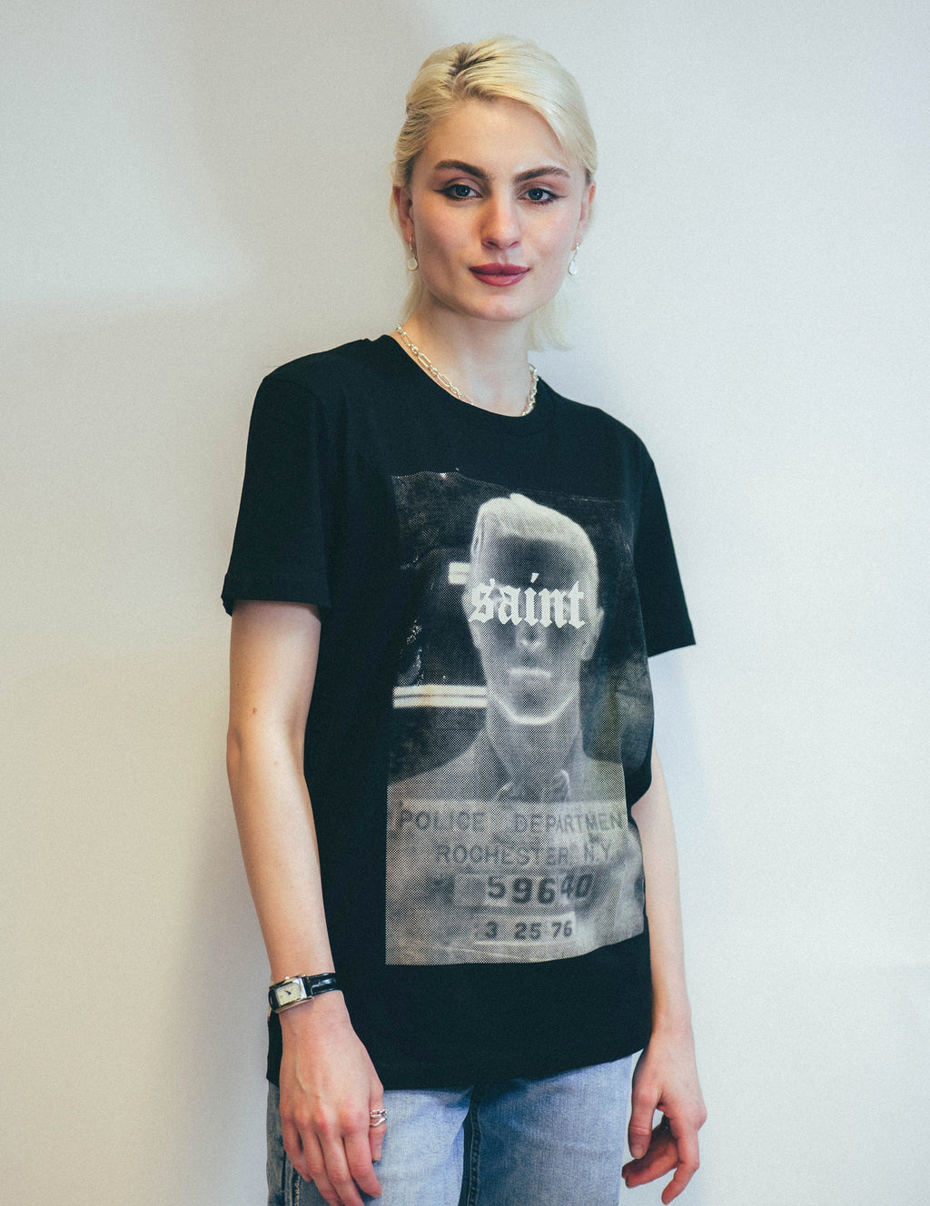 Saint Black T-Shirt