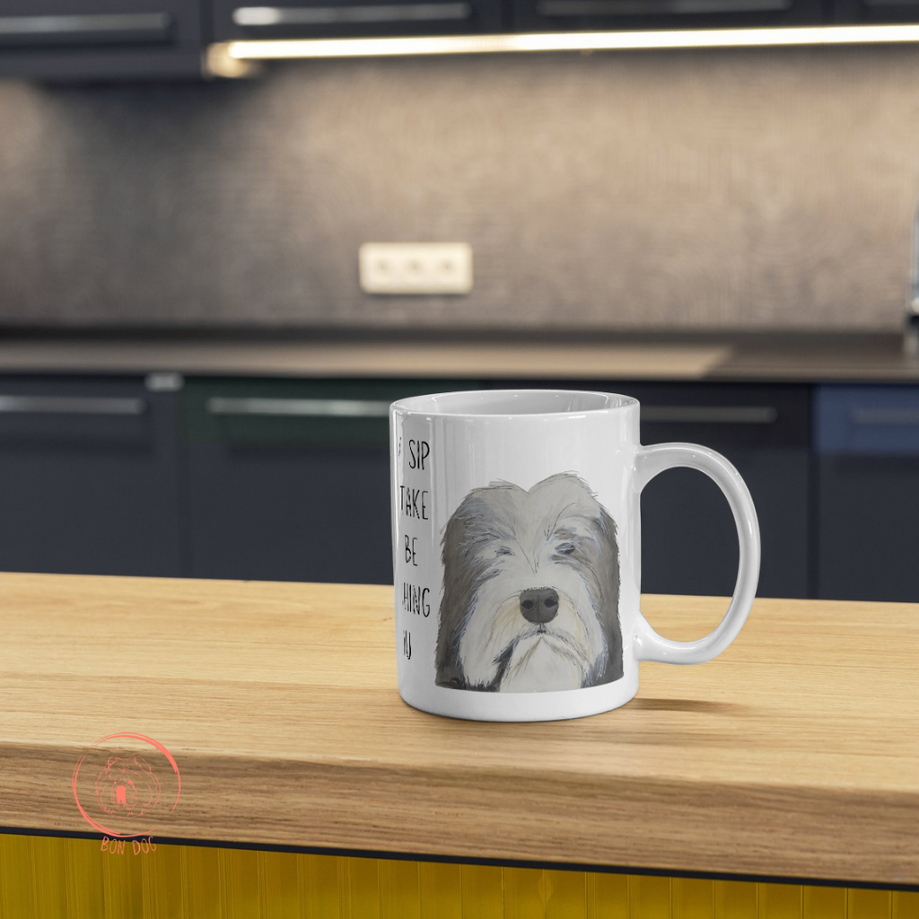Bearded Collie Mug of Judgment