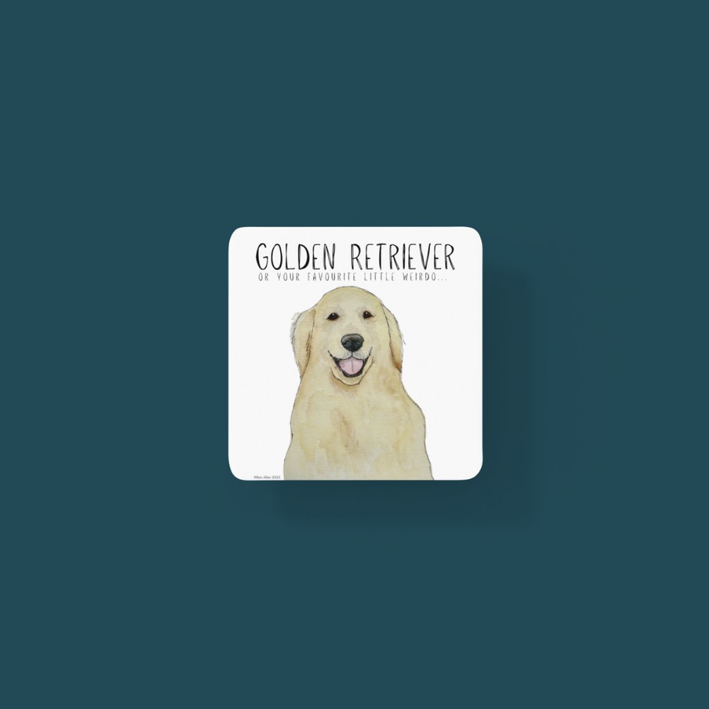 Golden Retriever Coasters Set of 4
