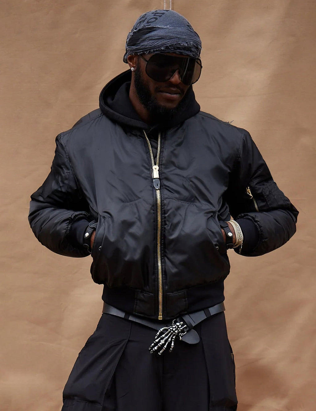 MA1 Bomber Jacket in Black