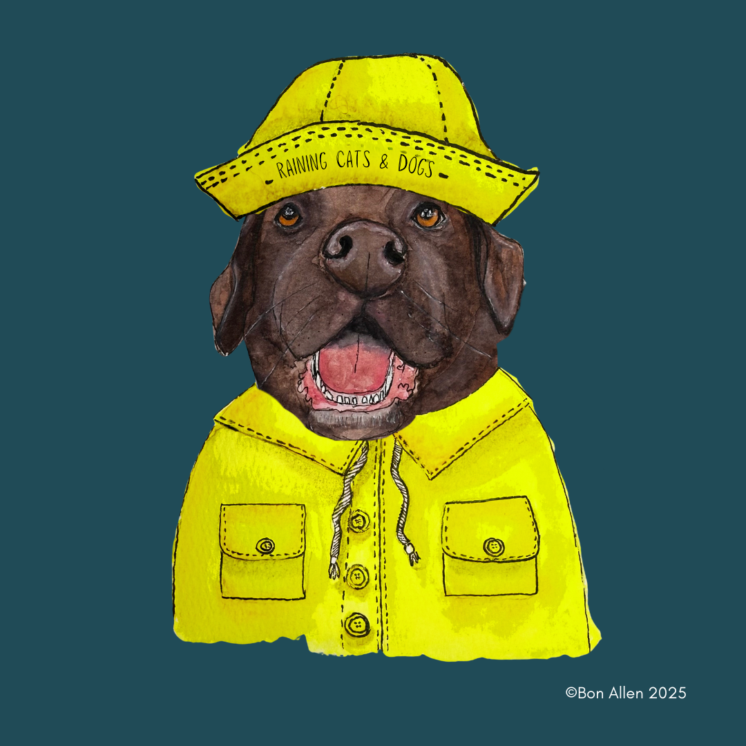 Om Nom Nomnivore Golf Umbrella in Black and White