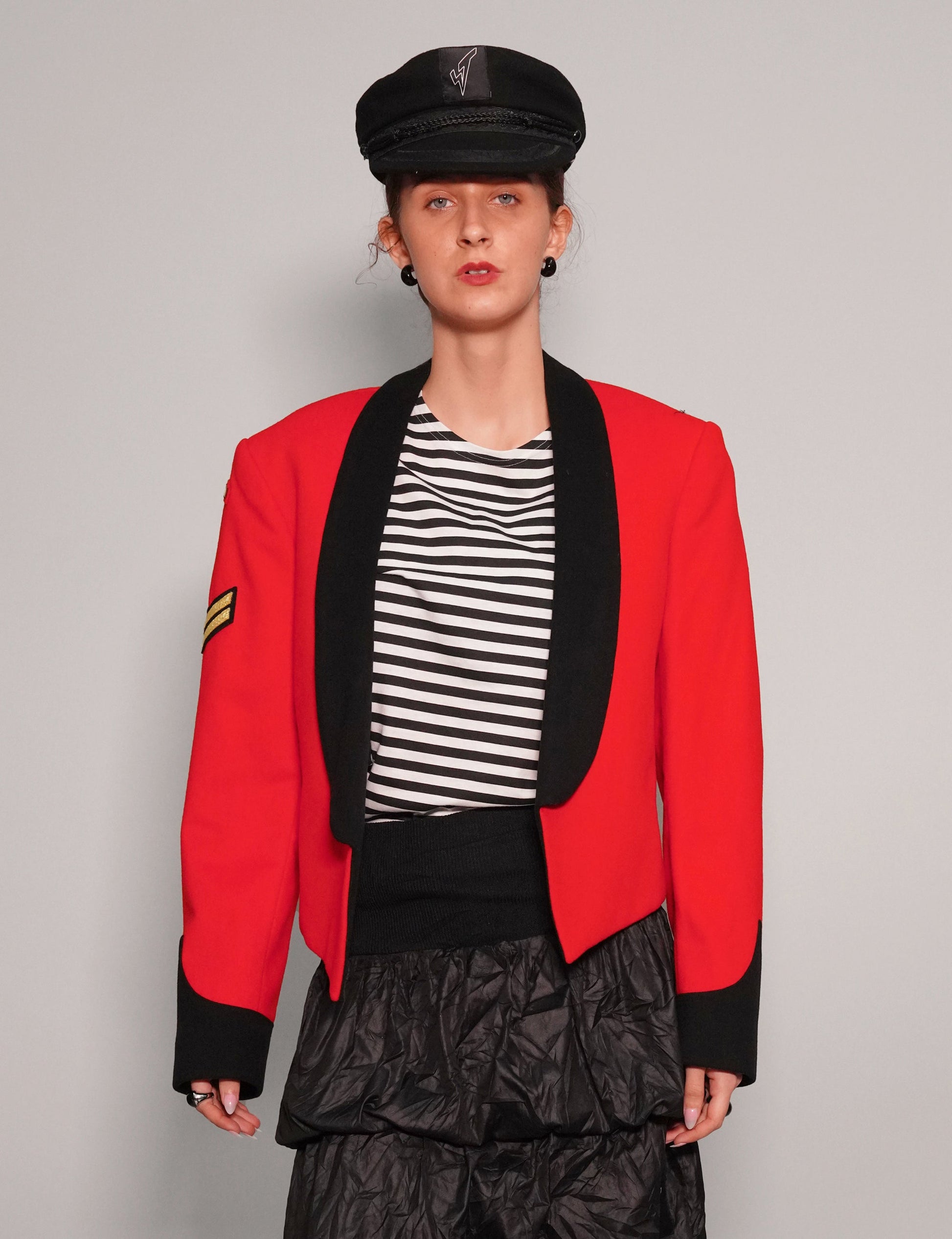 Vintage Scarlet Sergeant Mess Dress Jacket
