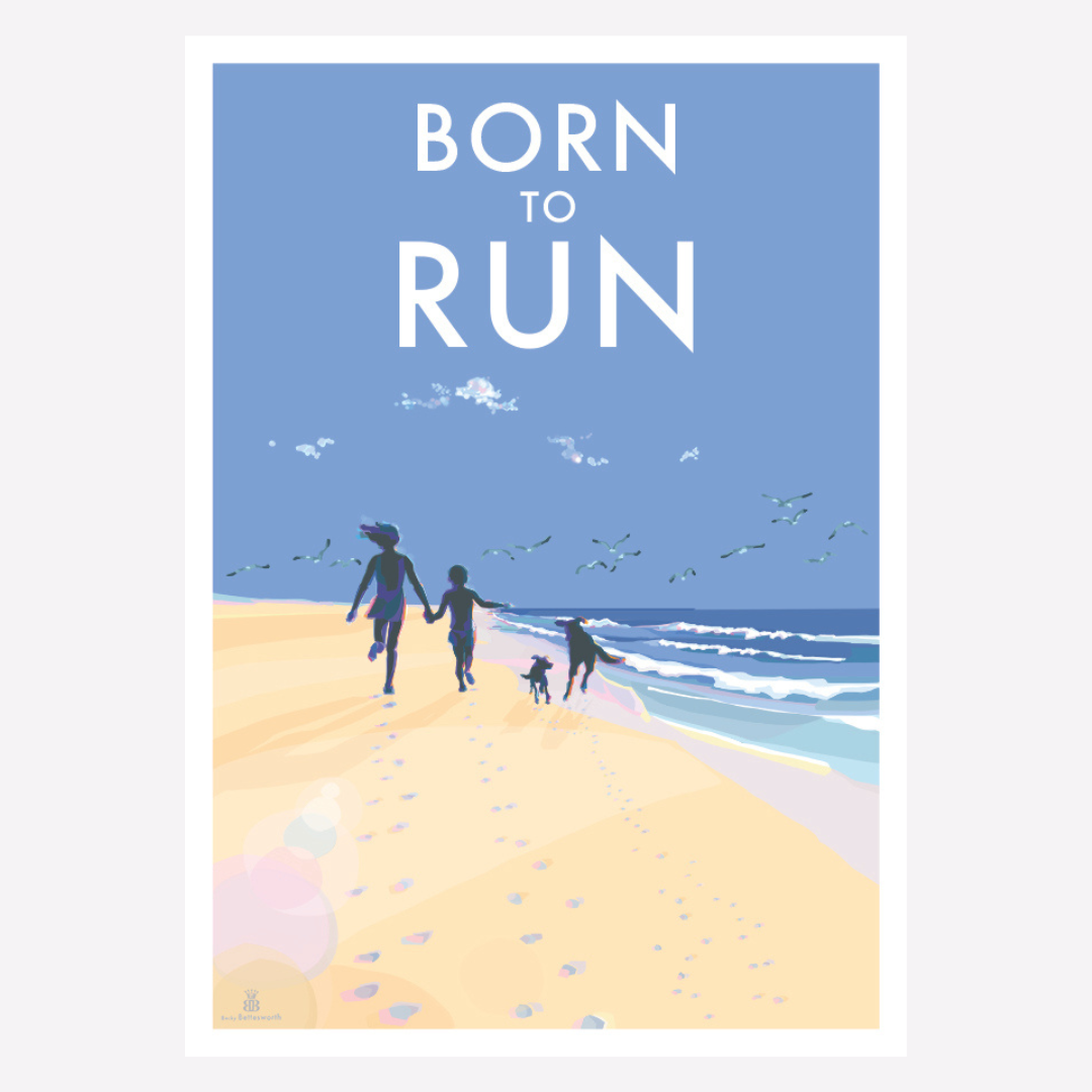 Born to Run A4 Print
