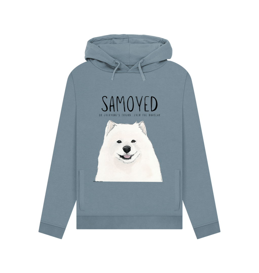 Samoyed Dog Lover Hoodie in Organic Cotton