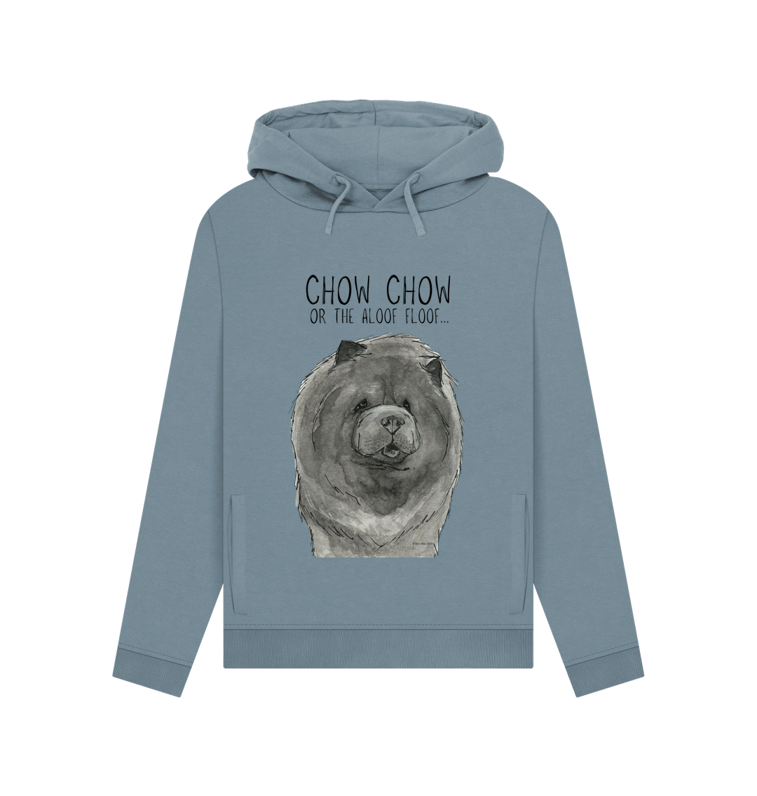 Blue Chow Chow Women's Hoodie The Aloof Floof