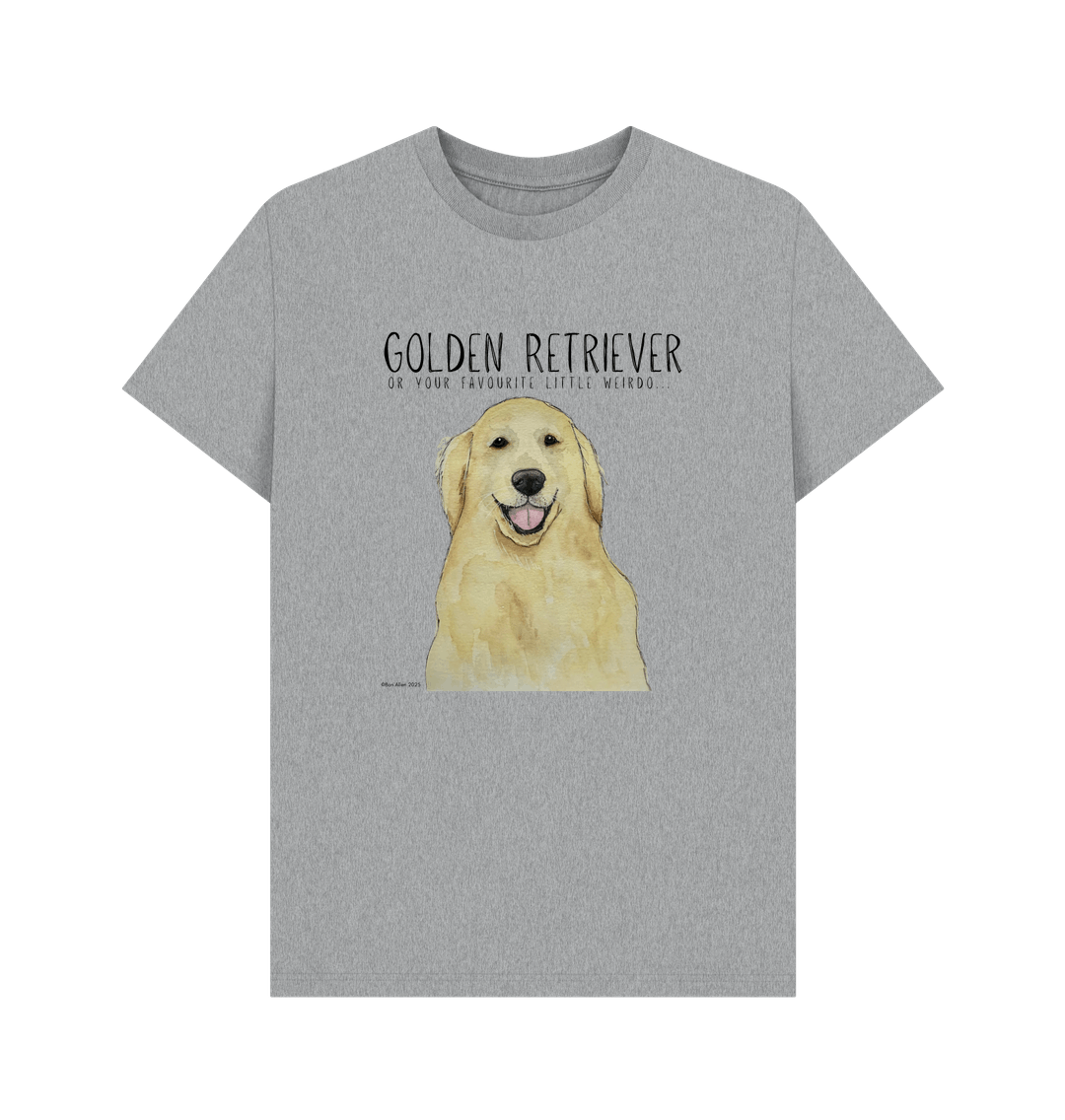 Golden Retriever Vibes Men's Sustainable T-Shirt