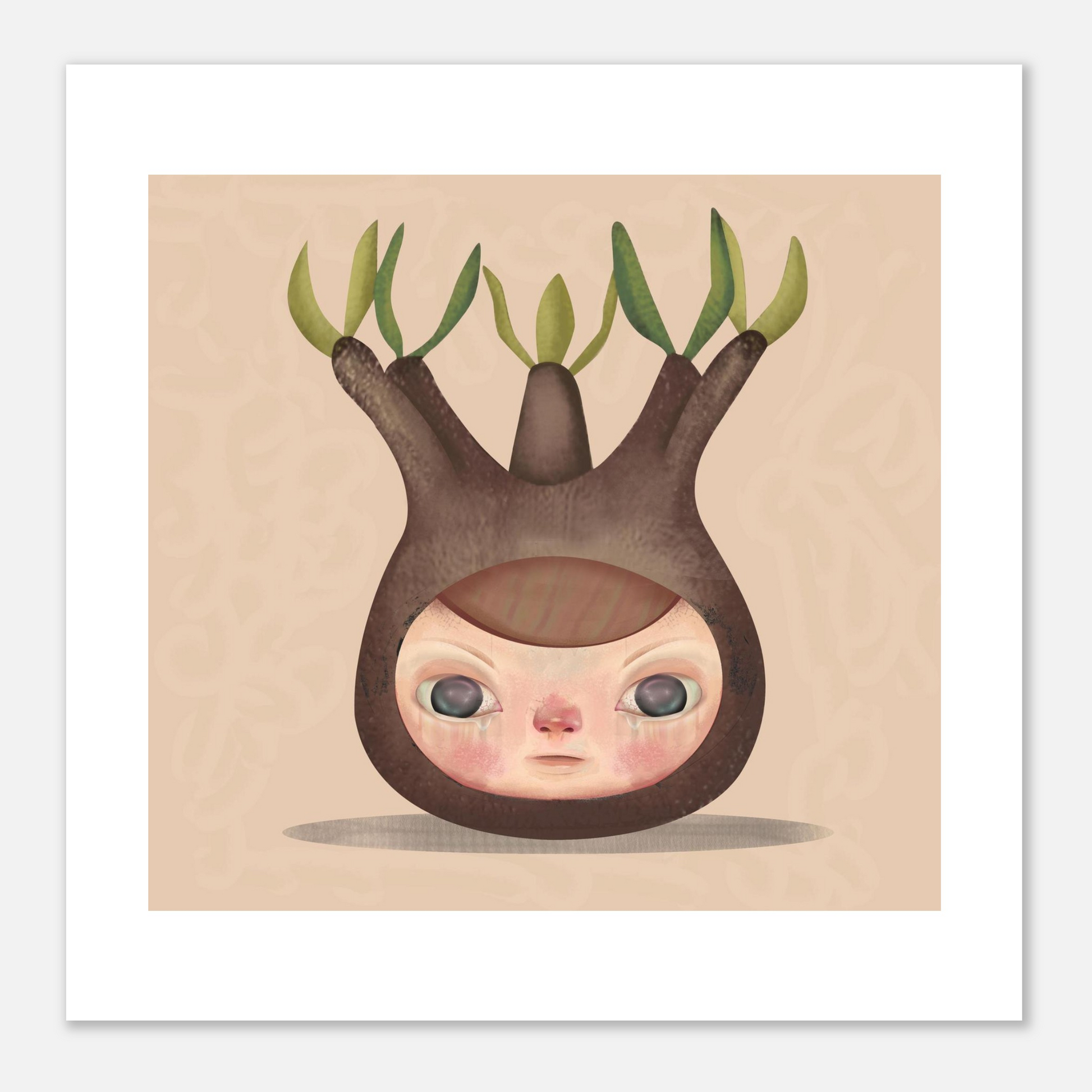 The Stolen Ninety Year Old Head Art Print