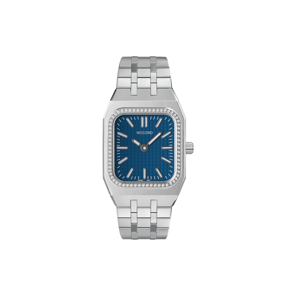 Small Diamond Watch in Stainless Steel