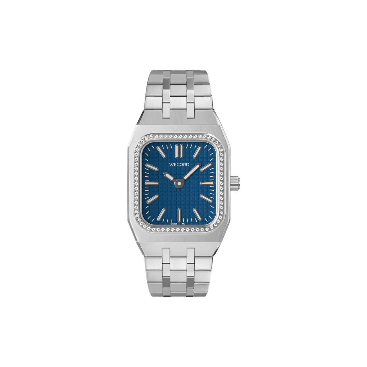 Small Diamond Watch in Stainless Steel