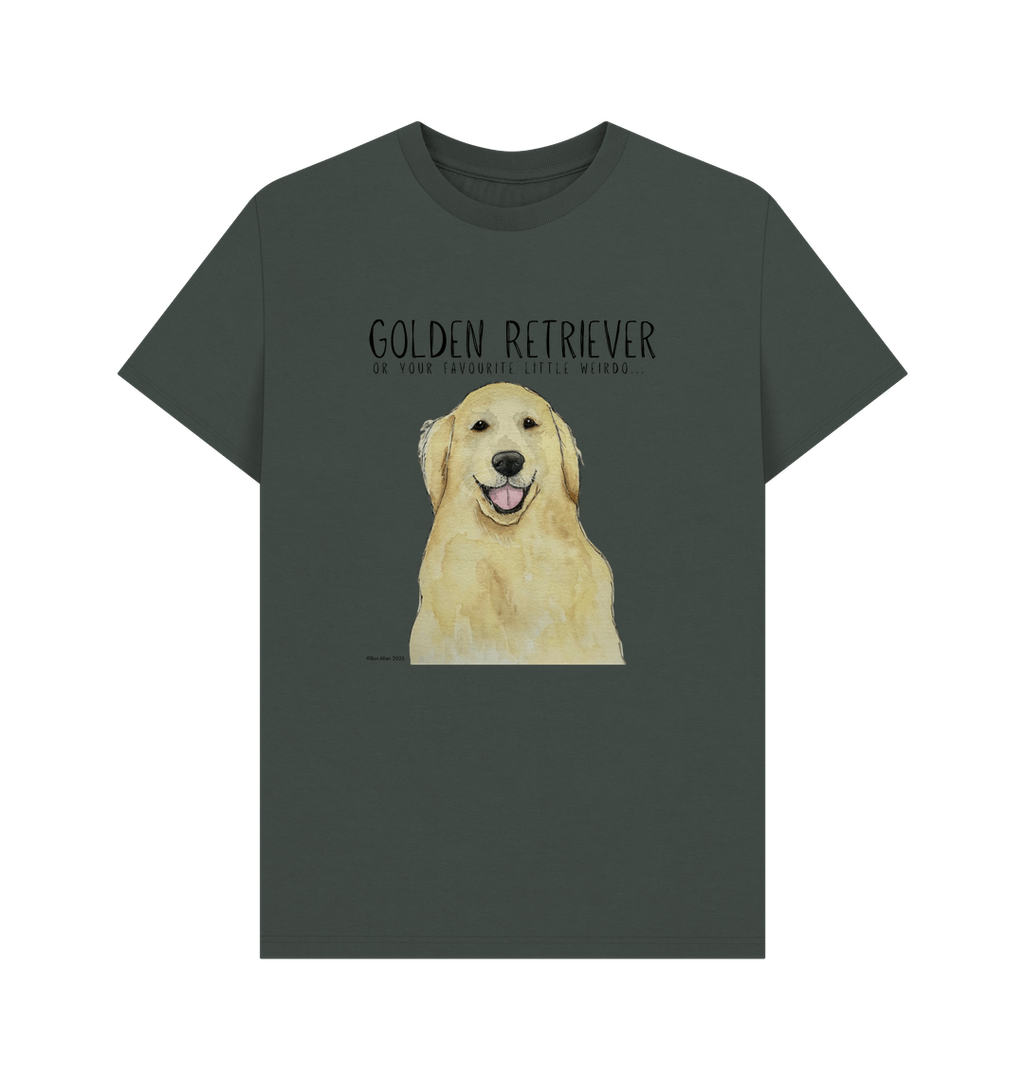 Golden Retriever Vibes Men's Sustainable T-Shirt