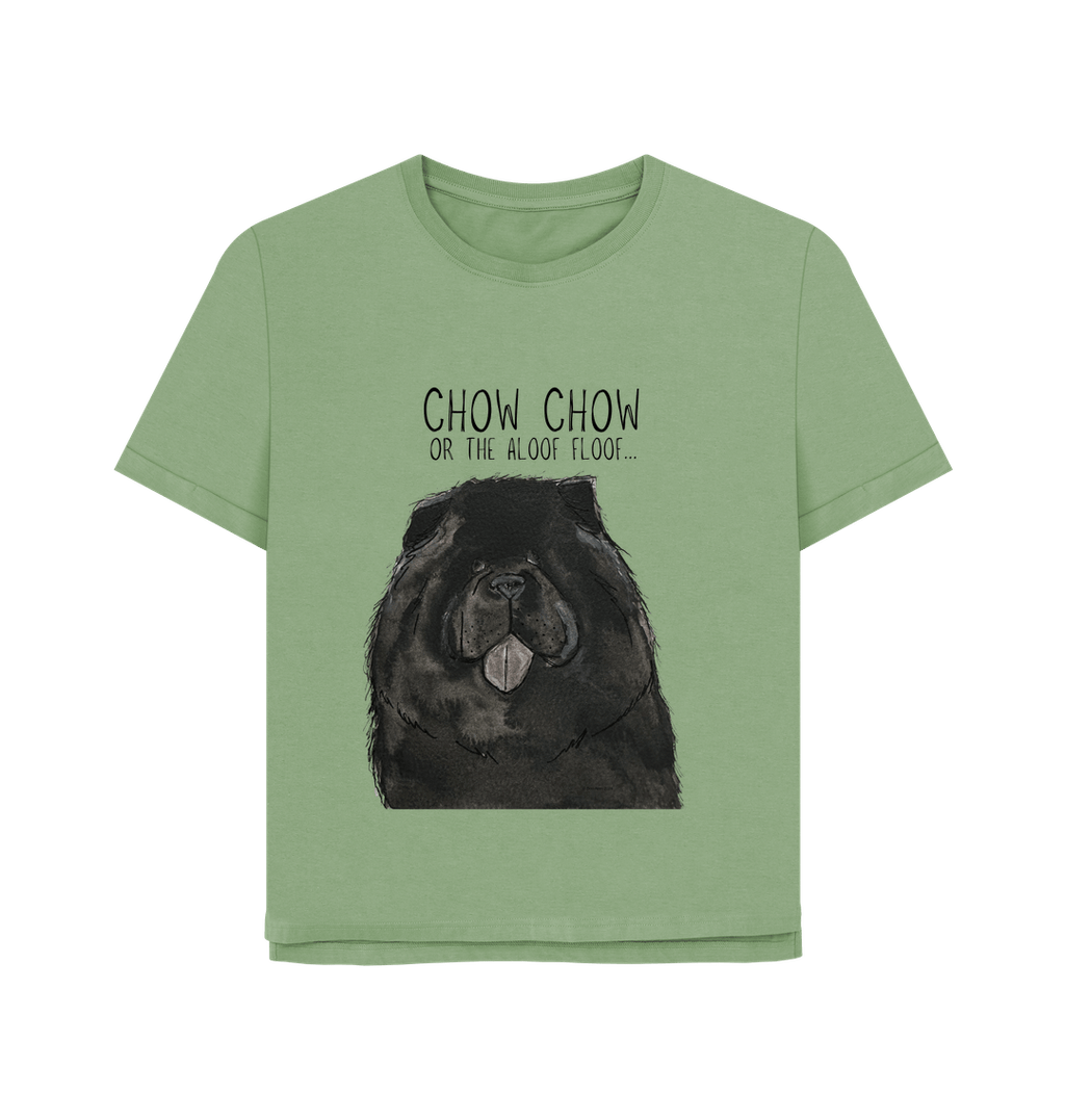 Black Chow Chow Women's Relaxed Fit T-Shirt The Aloof Floof