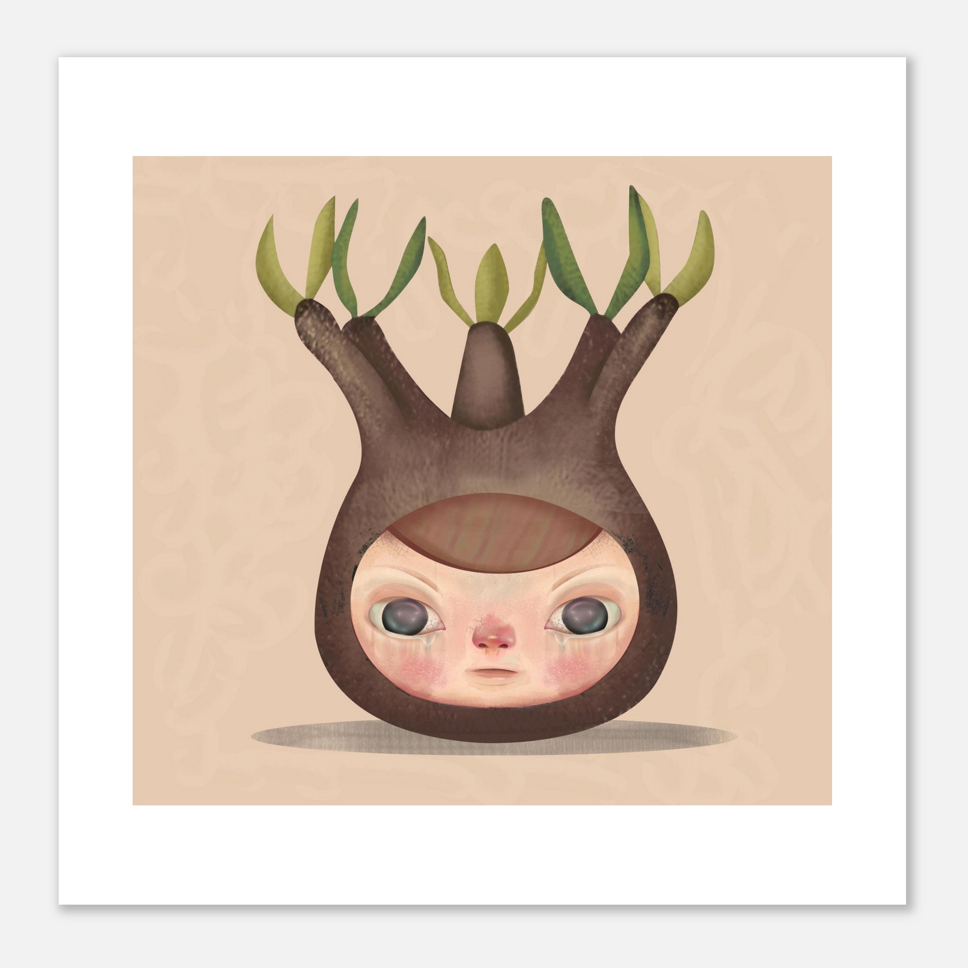 The Stolen Ninety Year Old Head Art Print