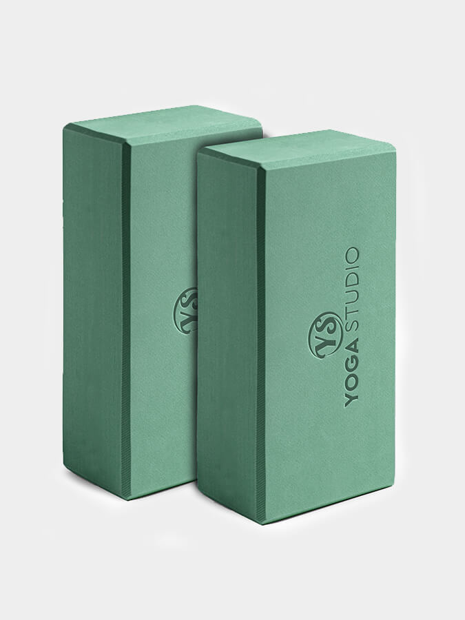 EVA Yoga Brick Twin Pack