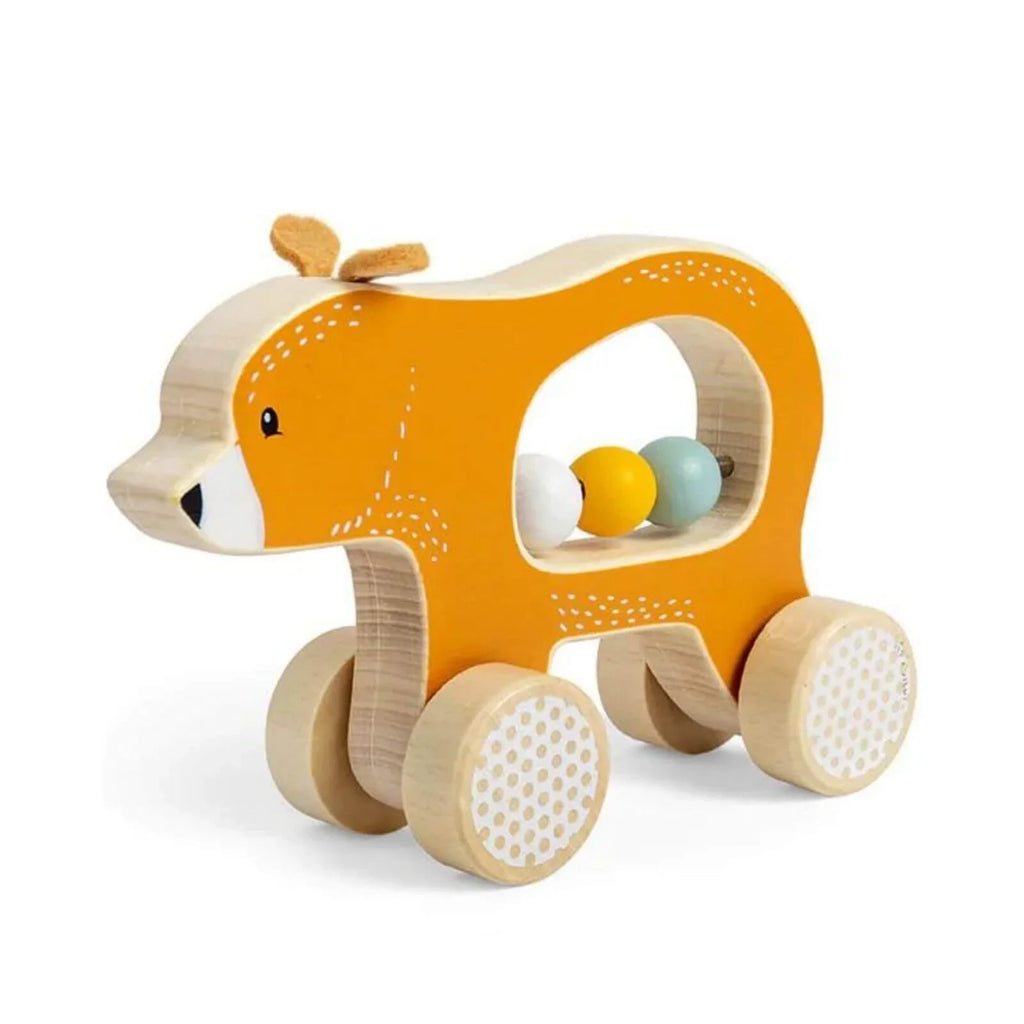 Push Along Wooden Bear Toy