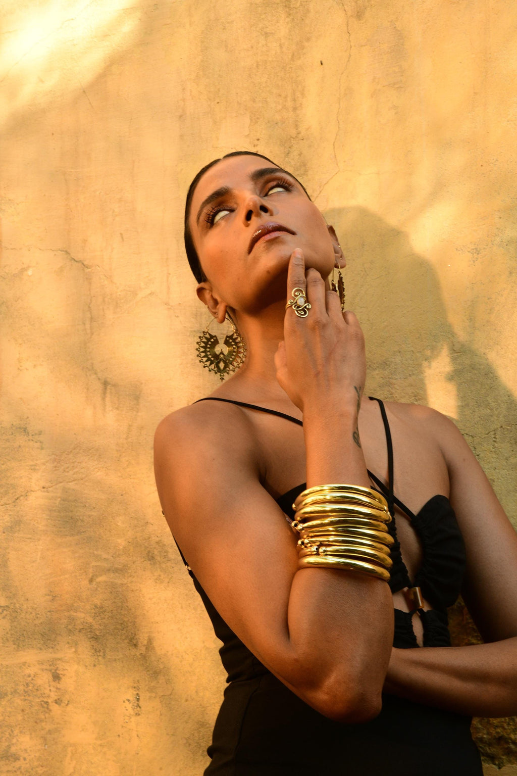 Classic Wide Brass Bangles