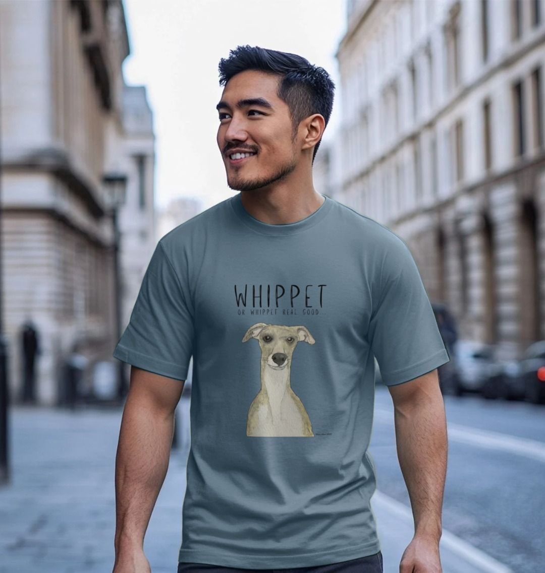 Organic Cotton Whippet Lover Tee Ethical and Soft