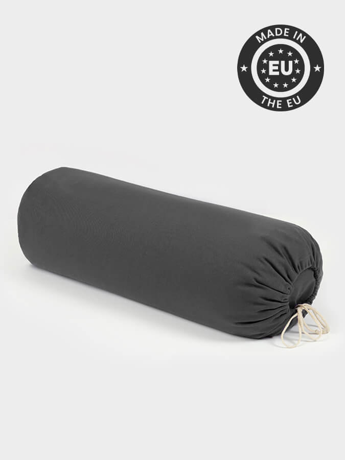 Organic Buckwheat Drawstring Bolster for Yoga