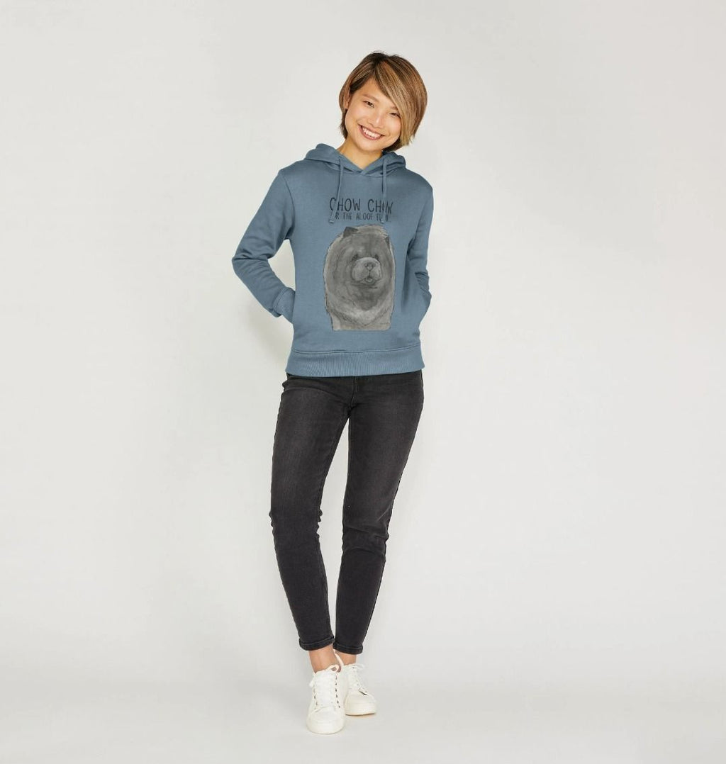 Blue Chow Chow Women's Hoodie The Aloof Floof