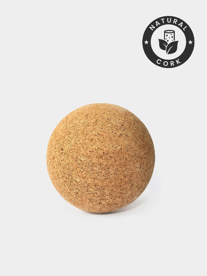Cork Massage Ball Four Pack