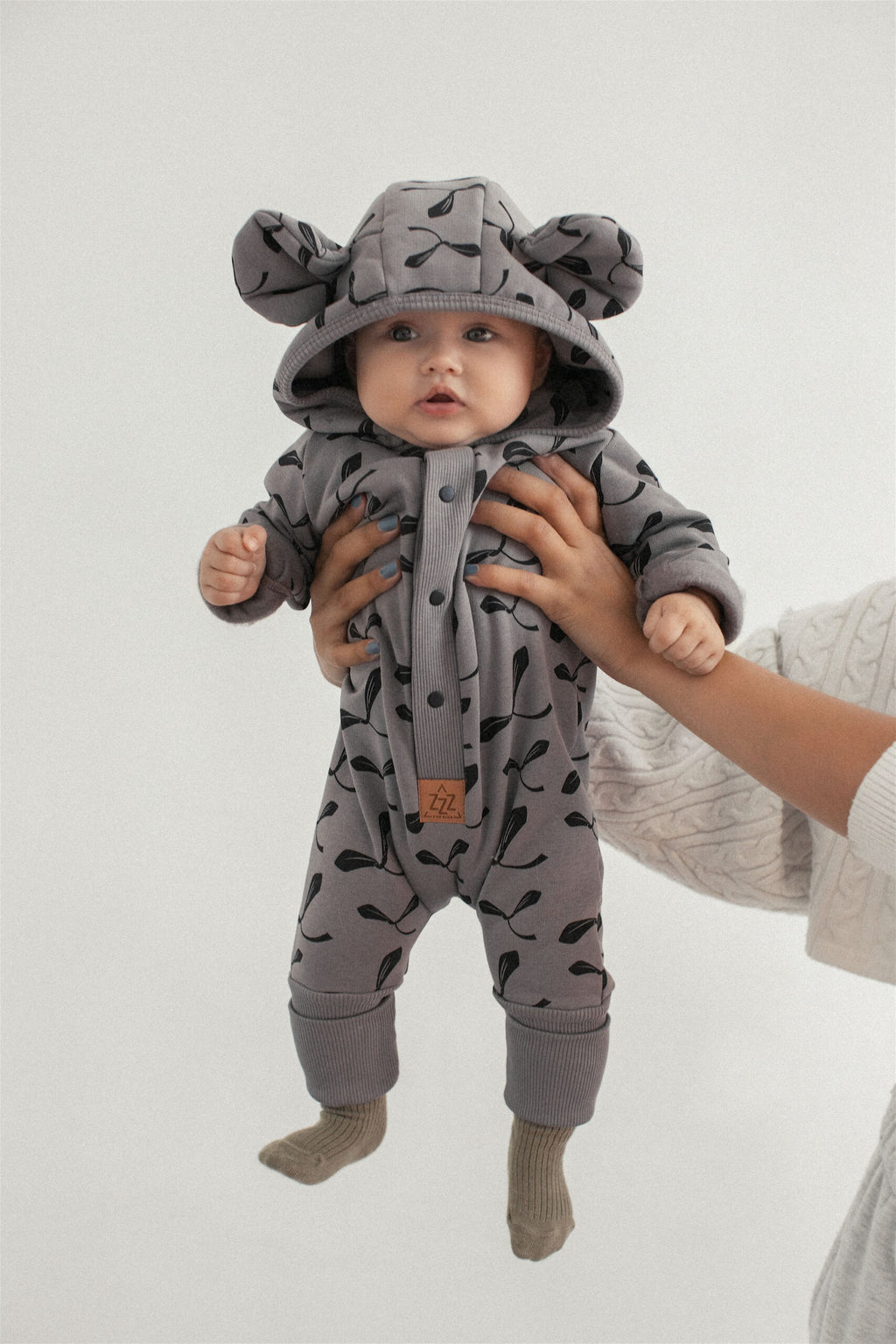 Cozy Cotton Jumpsuit with Bear Ears – Comfort & Style for Kids by Zezuzulla at www.brixbailey.com