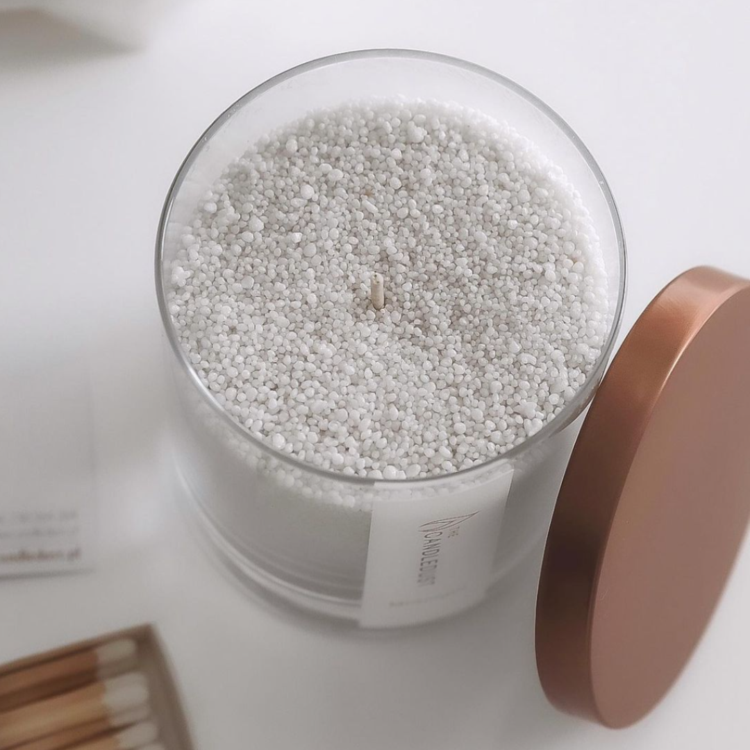 Elegant Scented Candle – Mystic Spice & Mother of Pearl by Candledust at www.brixbailey.com