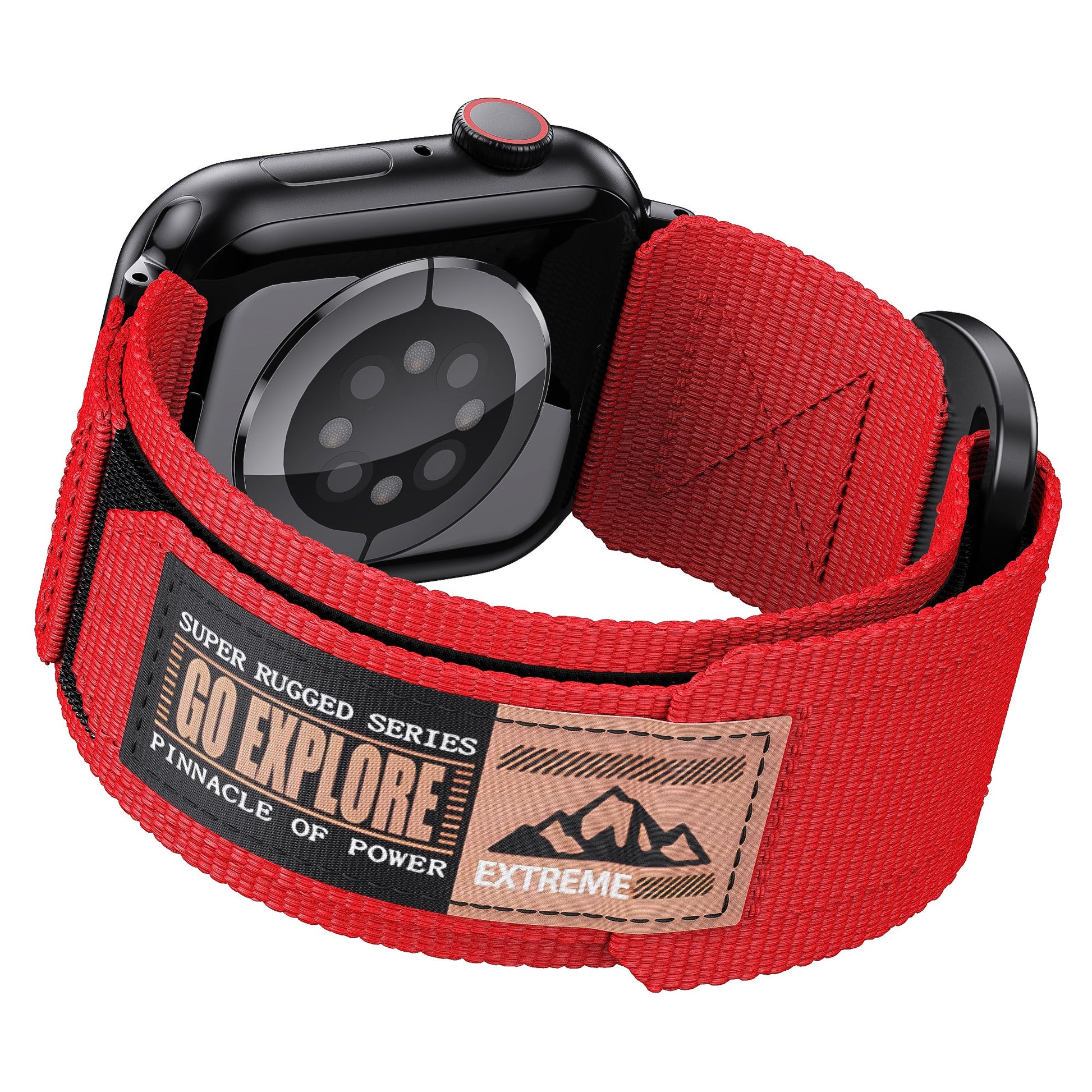 The Expedition Scarlet Apple Watch Strap