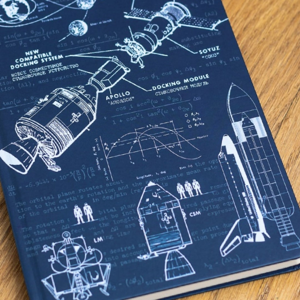 Space Exploration A5 Hardcover Notebook