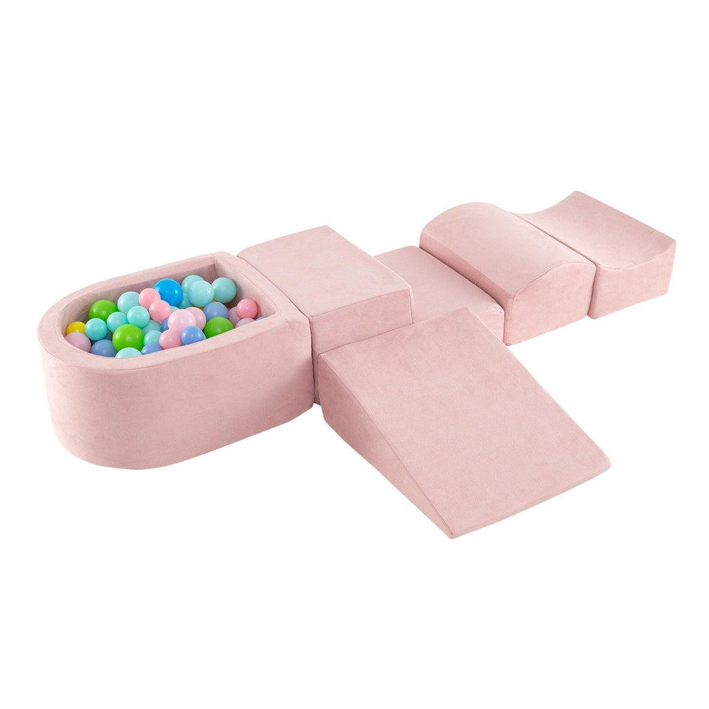 5 Piece Soft Climb and Crawl Playset with Ball Pit