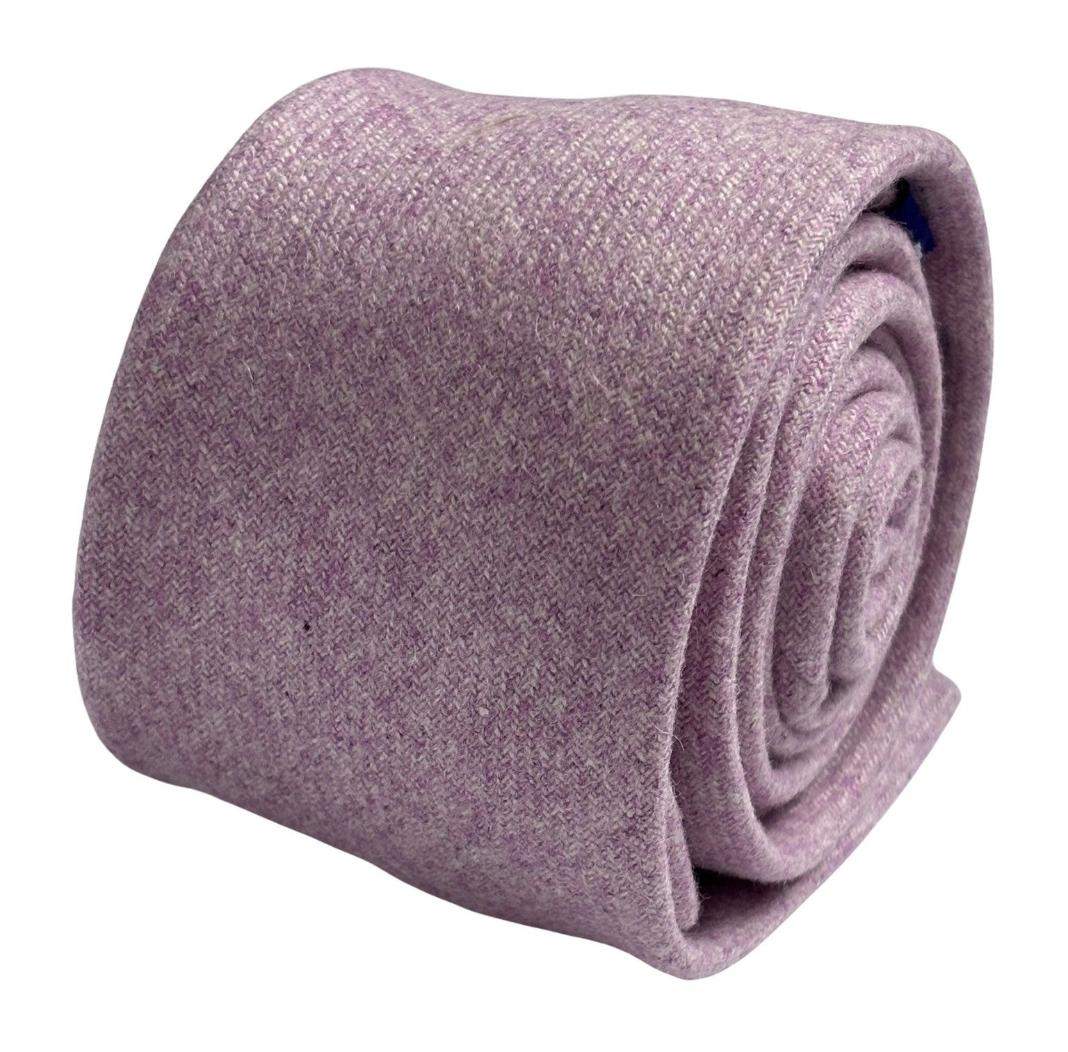 Light Purple Lavender Wool Tie Handmade