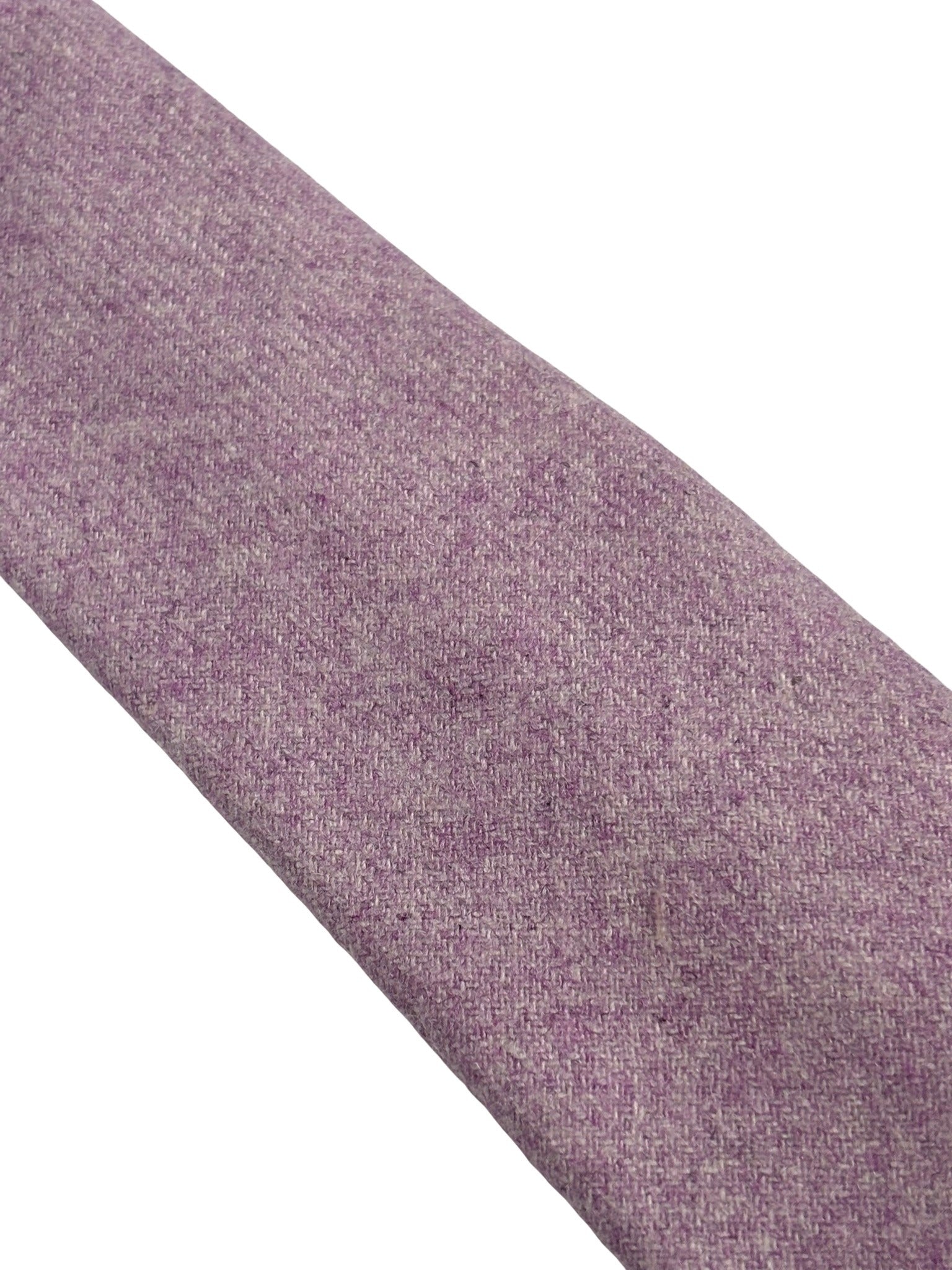 Light Purple Lavender Wool Tie Handmade
