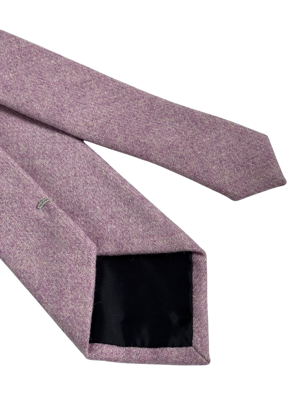 Light Purple Lavender Wool Tie Handmade