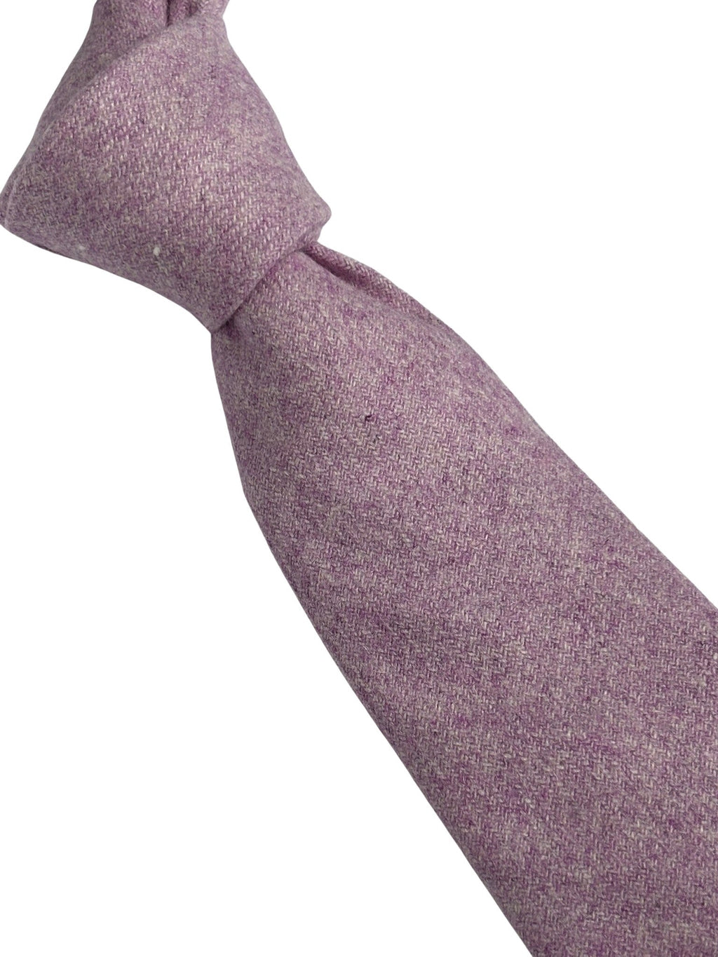 Light Purple Lavender Wool Tie Handmade