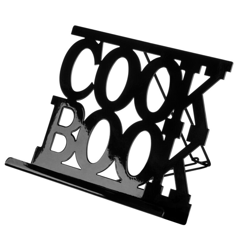Black Enamel Cookbook Stand