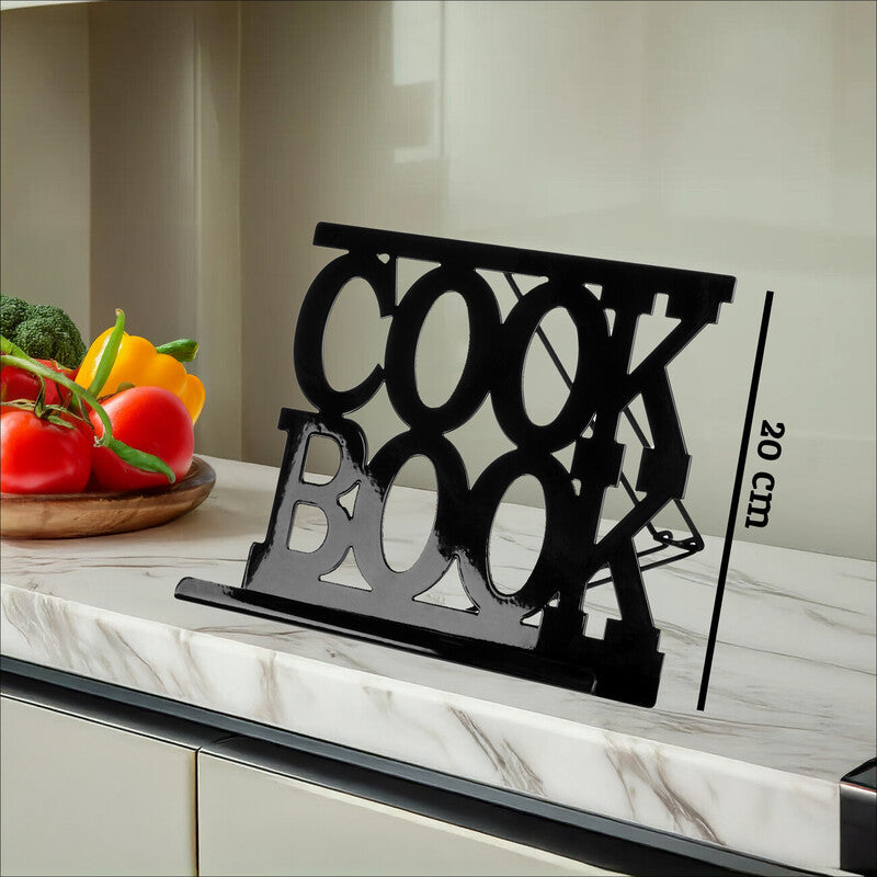 Black Enamel Cookbook Stand