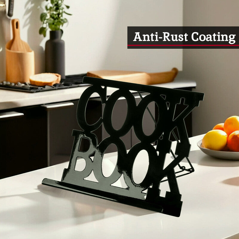 Black Enamel Cookbook Stand