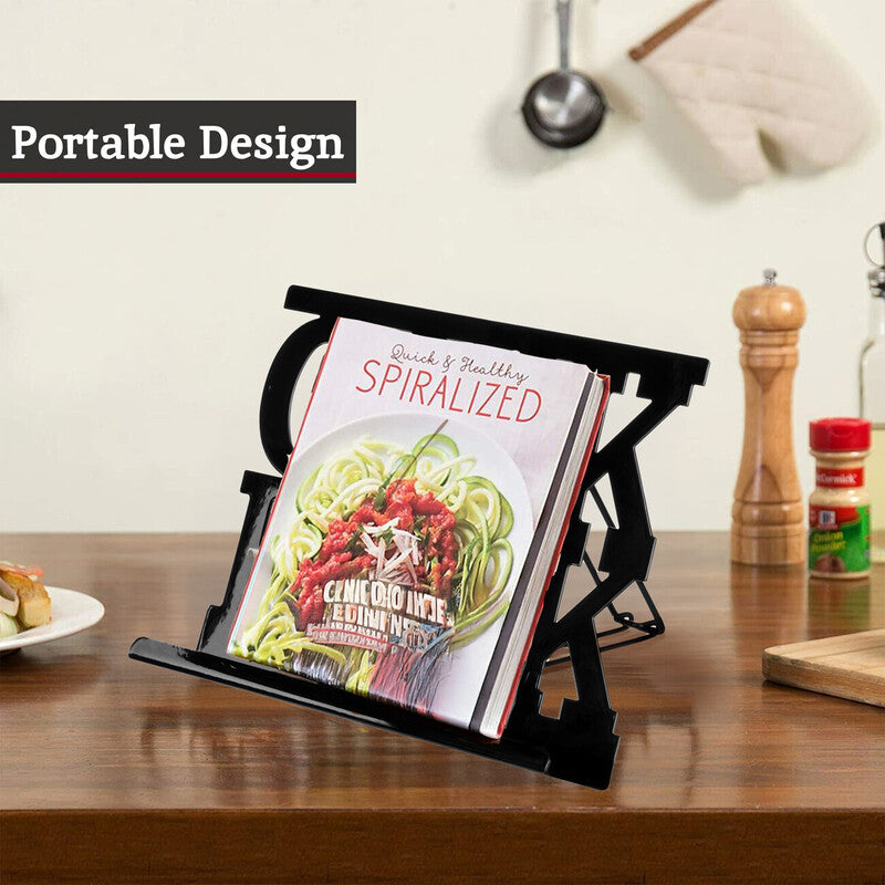 Black Enamel Cookbook Stand