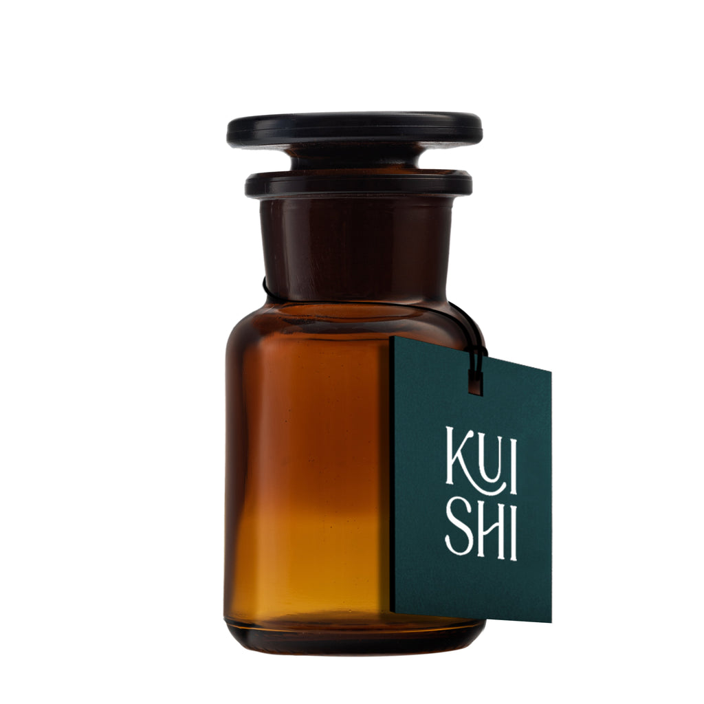 Amber Glass Apothecary Jars