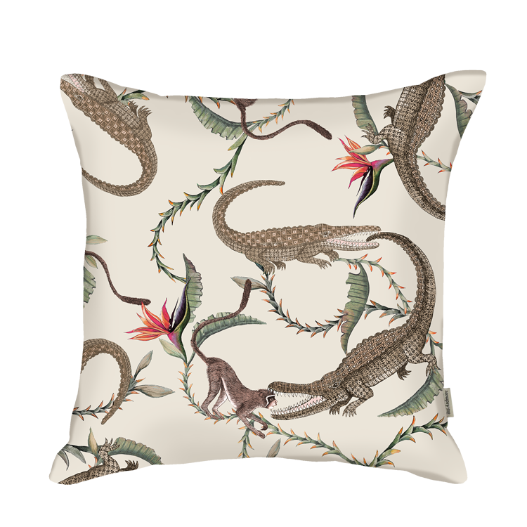 River Chase Driftwood Linen Cushion Cover 50x50cm