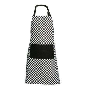 Check Mate Black and White Kitchen Apron