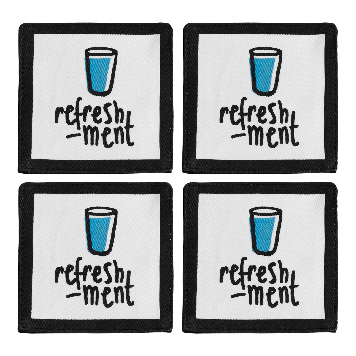 Set of Four Refreshment Coasters