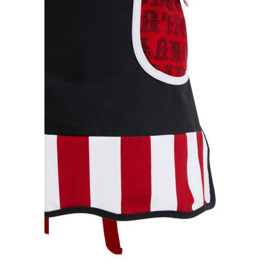 Carnival Apron Red and White Stripe