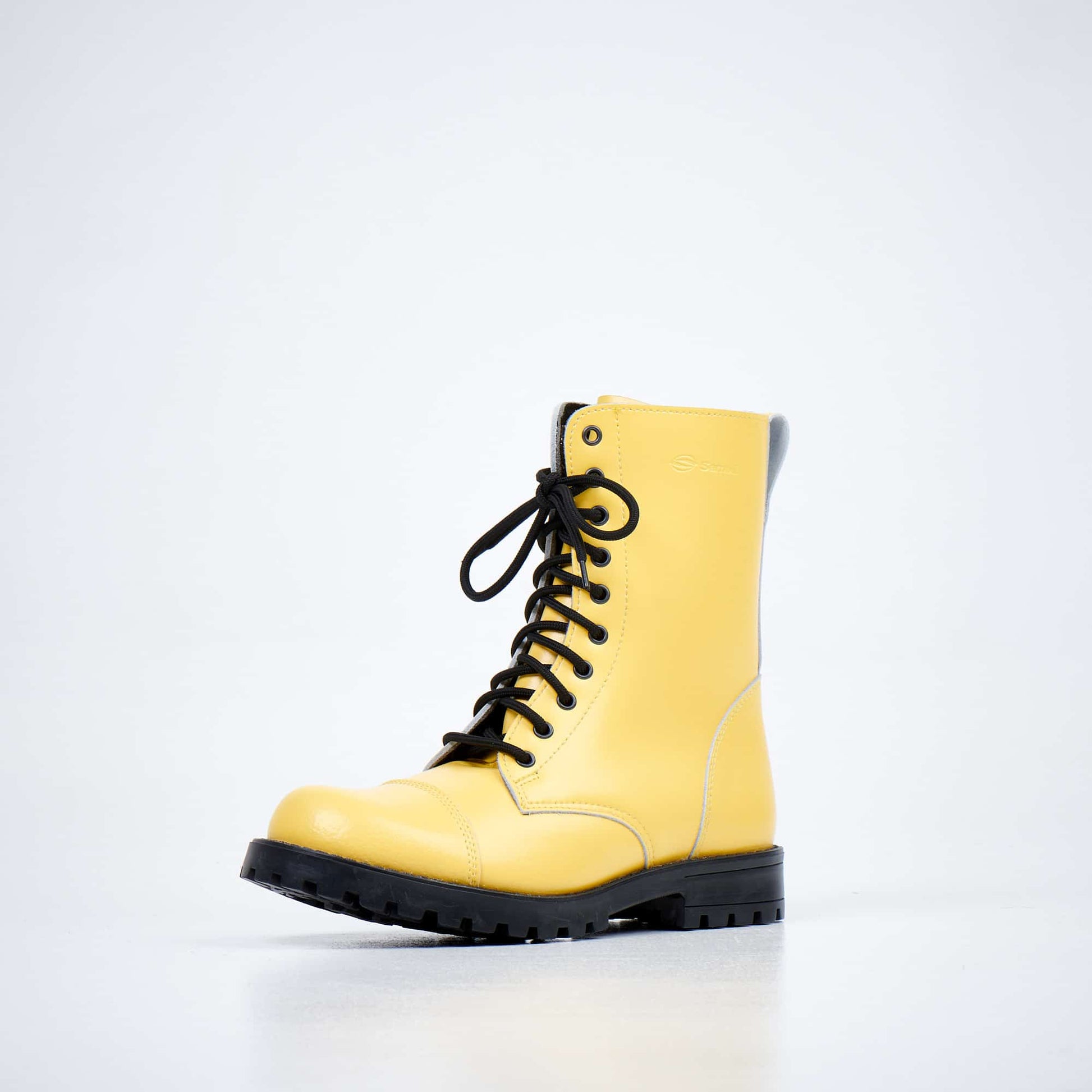 511 Yellow Leather Boots – Durable, Comfortable & Stylish by Samelin at www.brixbailey.com