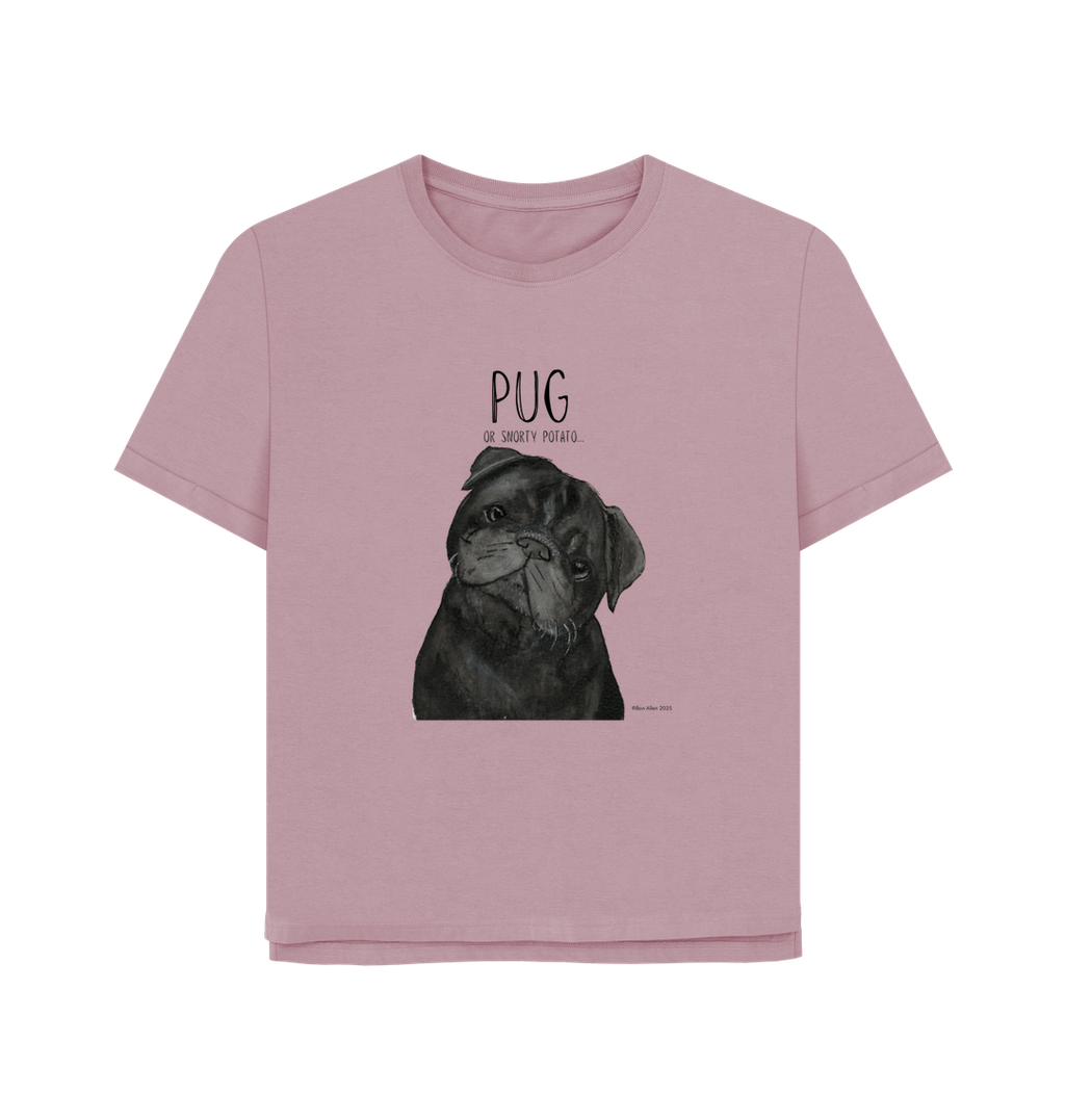 Snorty Potato Women's Relaxed Fit Tee Pug Life