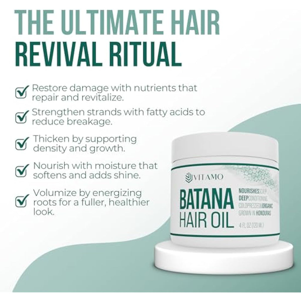 Pure Organic Batana Oil for Hair Growth and Scalp Care