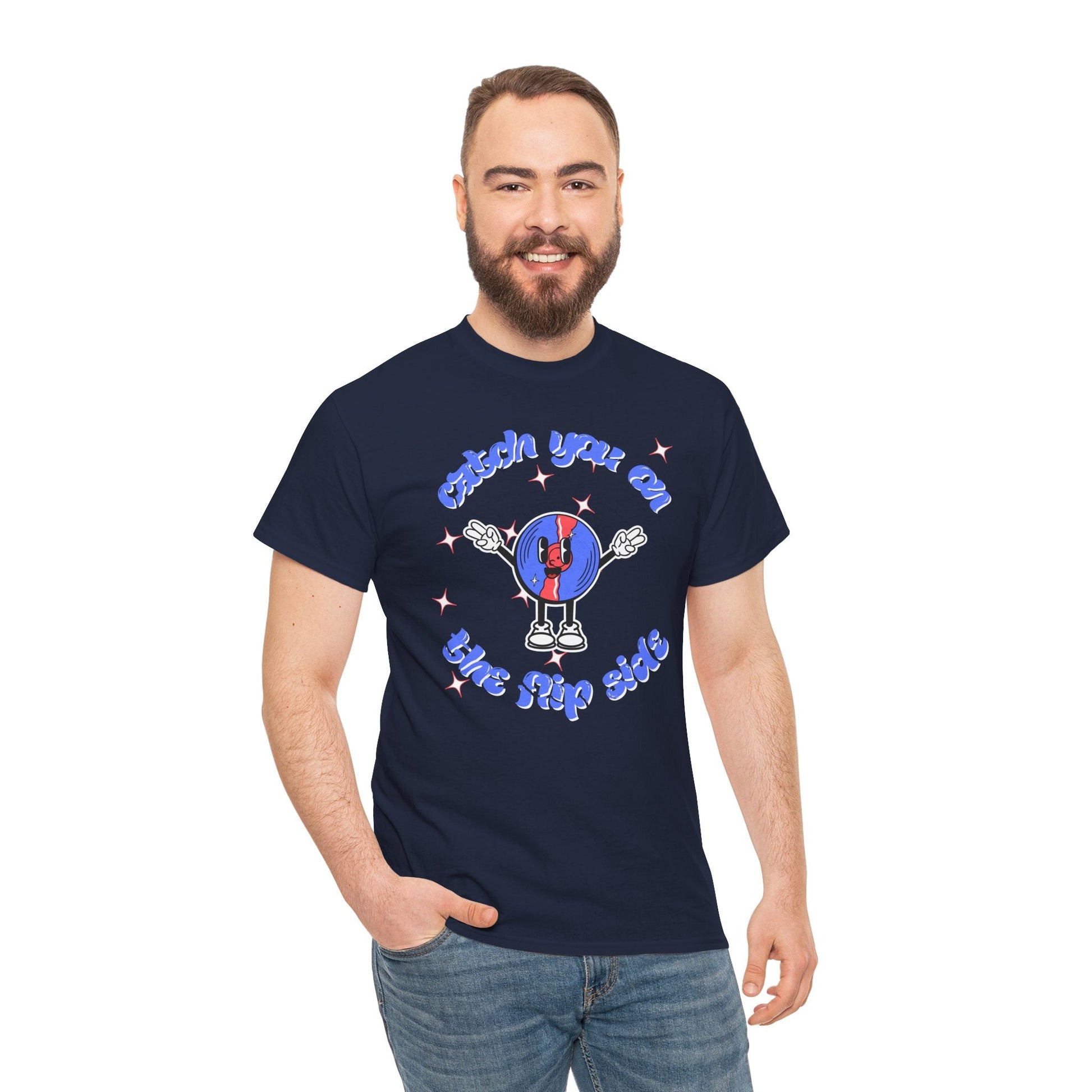 Catch You On The Flip Side Men's Vinyl T-Shirt